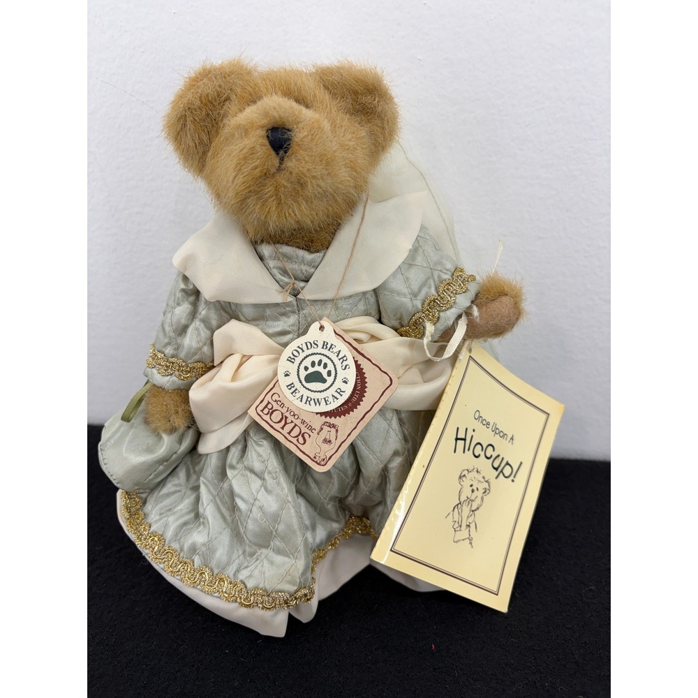 Boyds Bears Bailey Jointed Plush Bear Complete 9199-16 Book Fairytale Princess